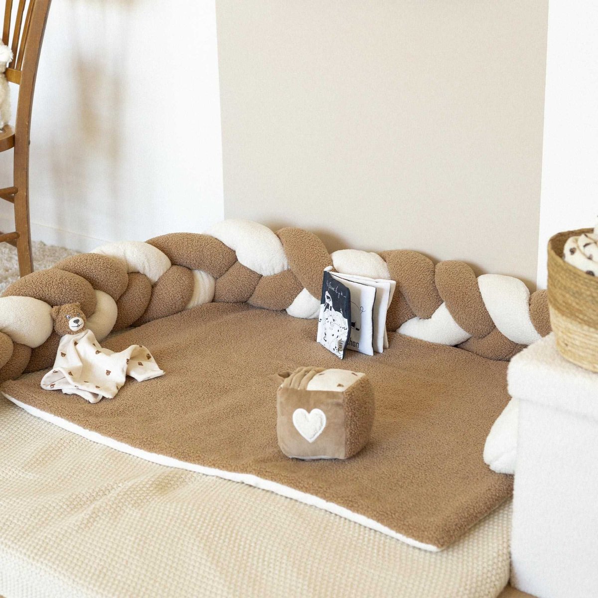 Tresse décorative bébé - Ours Björn marron, TROIS KILOS SEPT