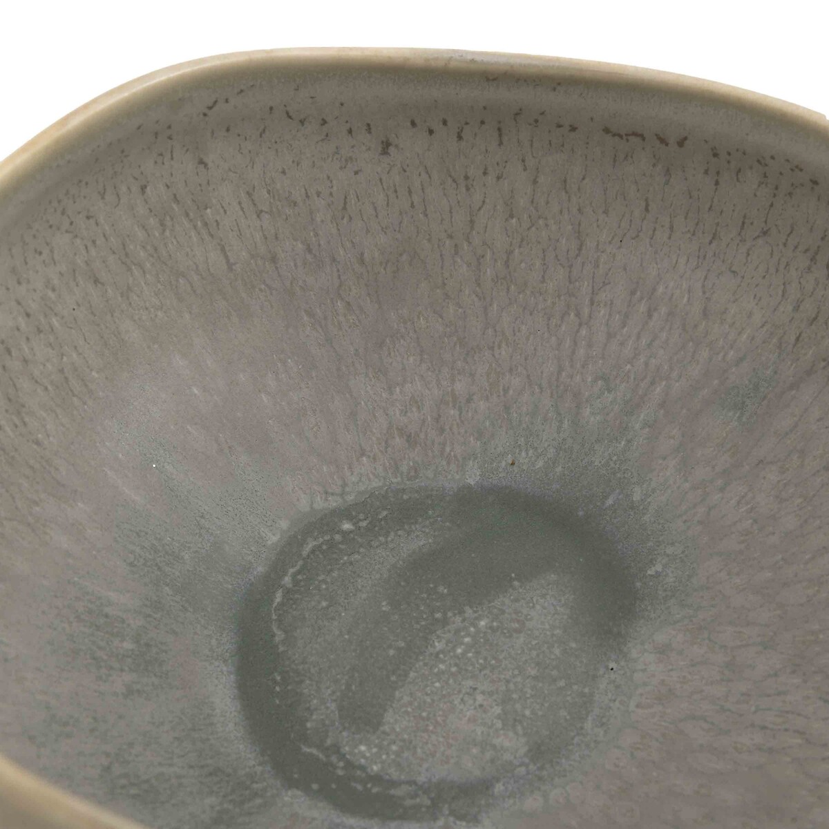 Set of 4 Pebble Glaze Bowls dove grey, ÉDITÉ