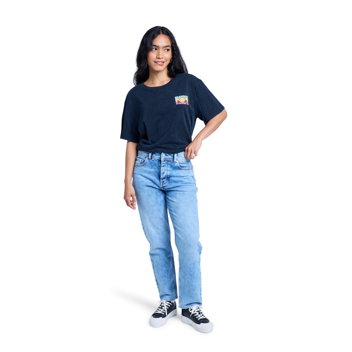 Jean droit en jean PATTI STRAIGHT BEAU. bleu beau blue, ROXY