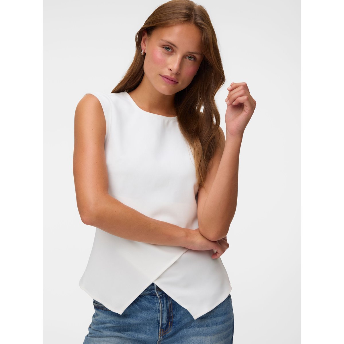 Top cloud dancer, VERO MODA
