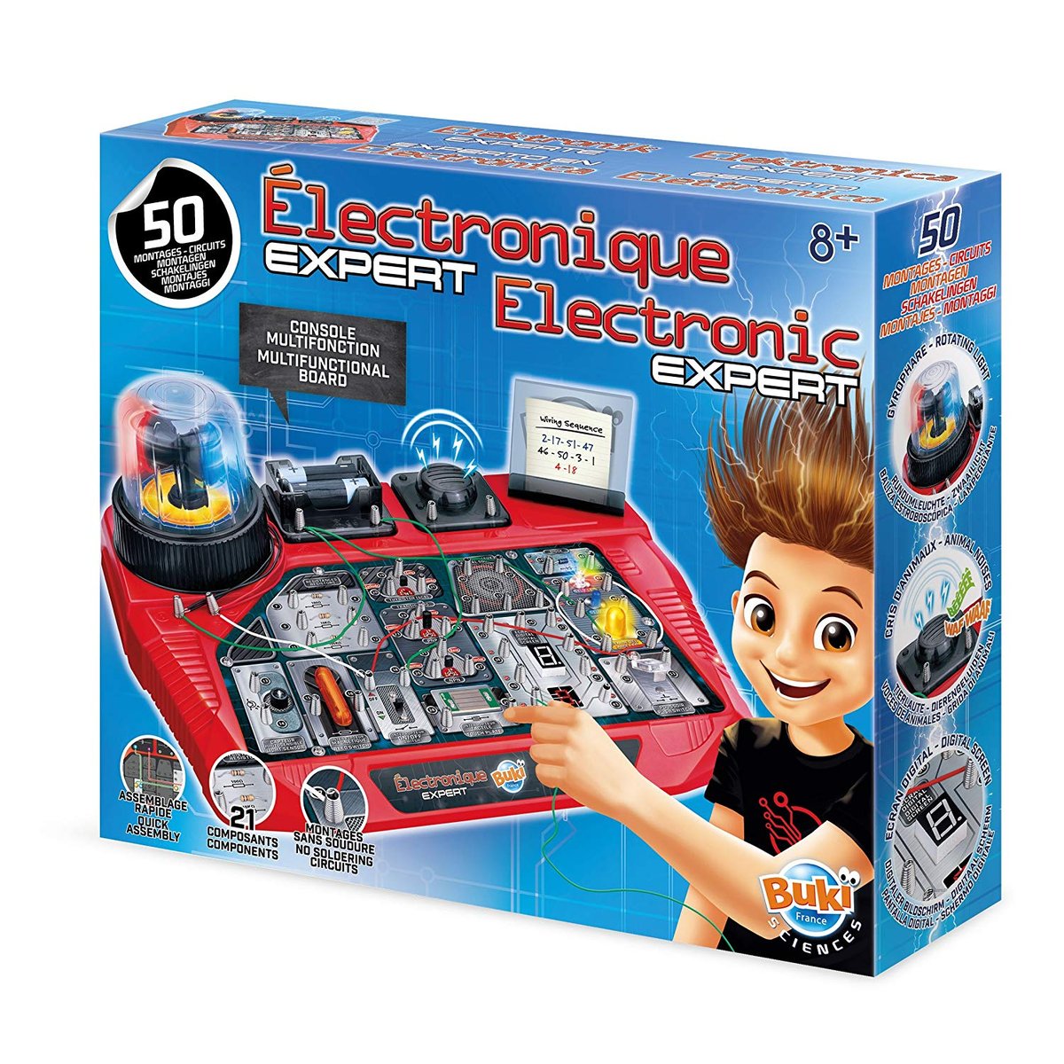 Électronique Expert bleu, BUKI FRANCE