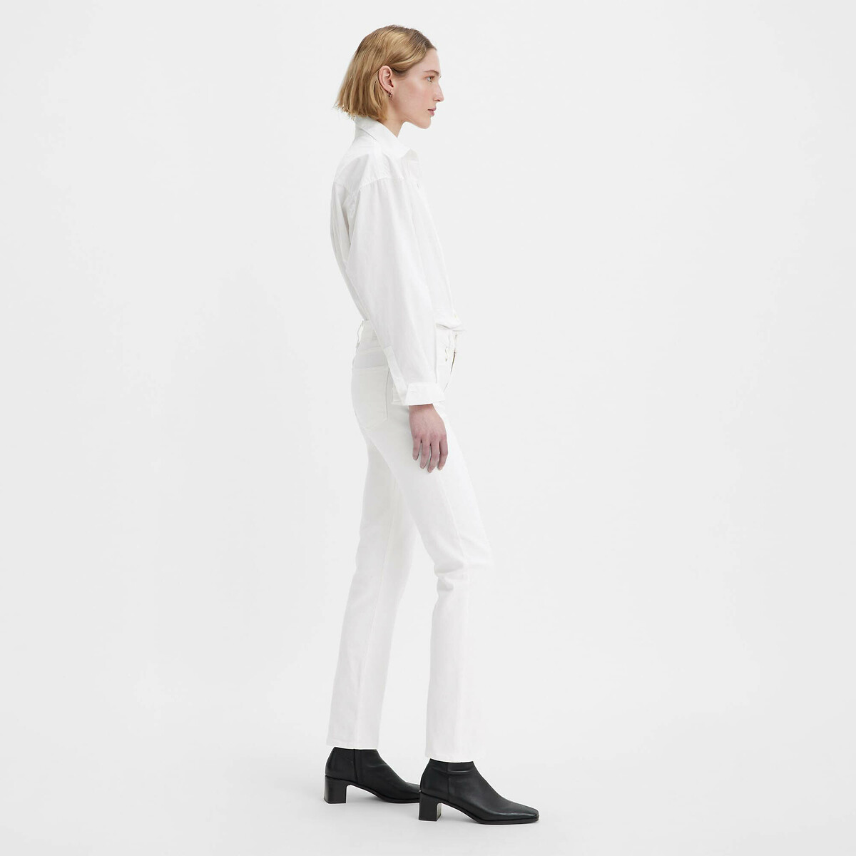 Vaqueros rectos 314 Shaping soft clean white, LEVI'S