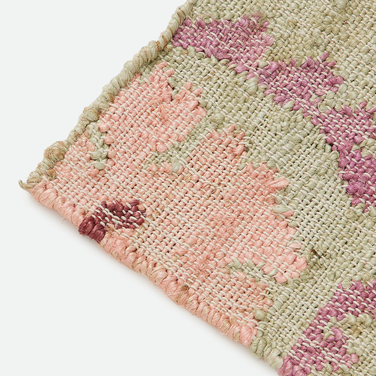 Tapete com motivo floral, entrançado à mão, 80% juta, IZILD multicolor, LA REDOUTE INTERIEURS