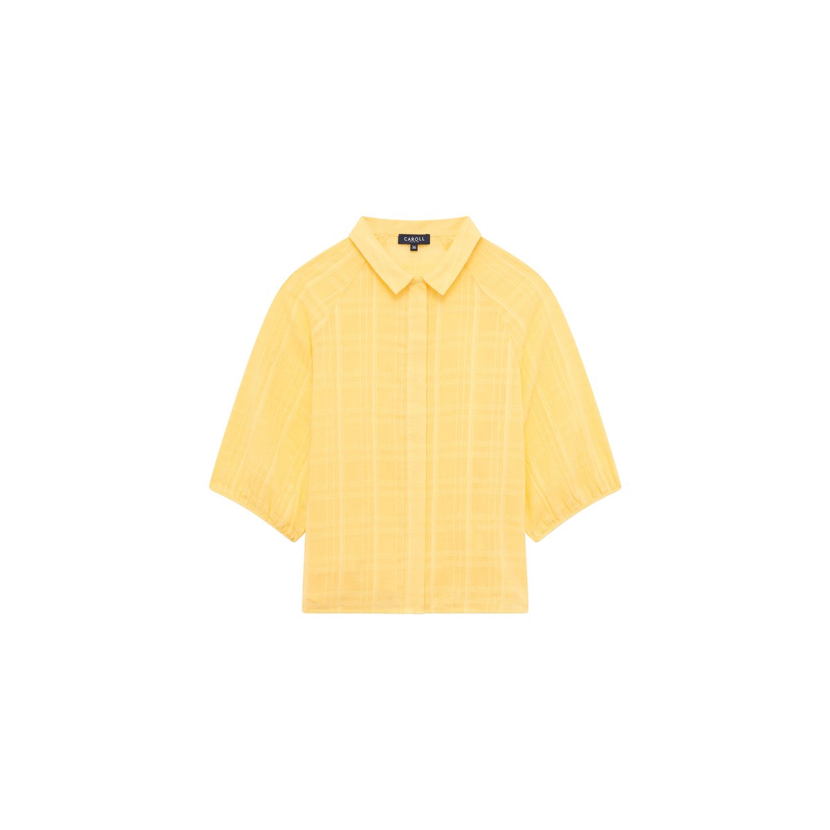 Chemisier Czelly jaune, CAROLL