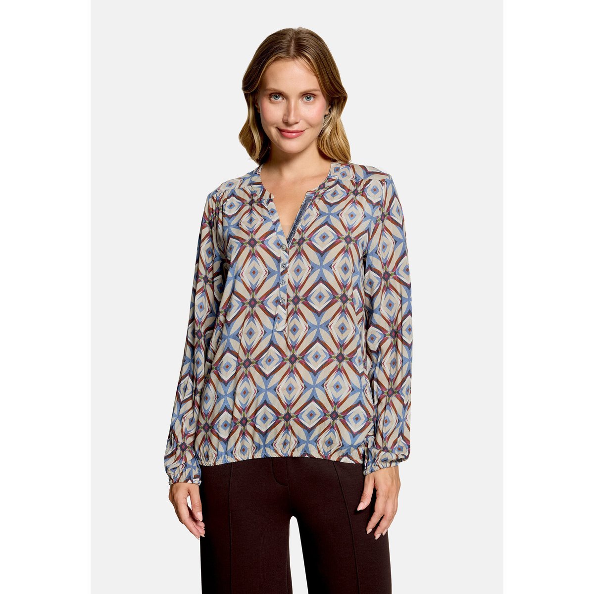 Blouse casual à motifs nature/blue, CARTOON