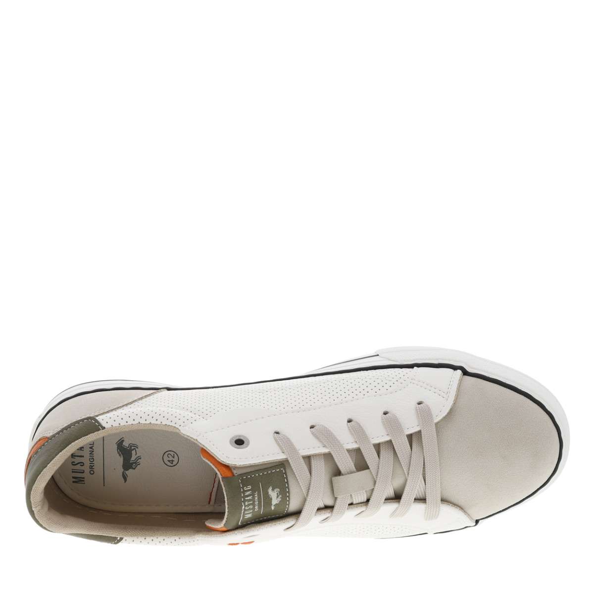 Tennis talon plat beige, MUSTANG