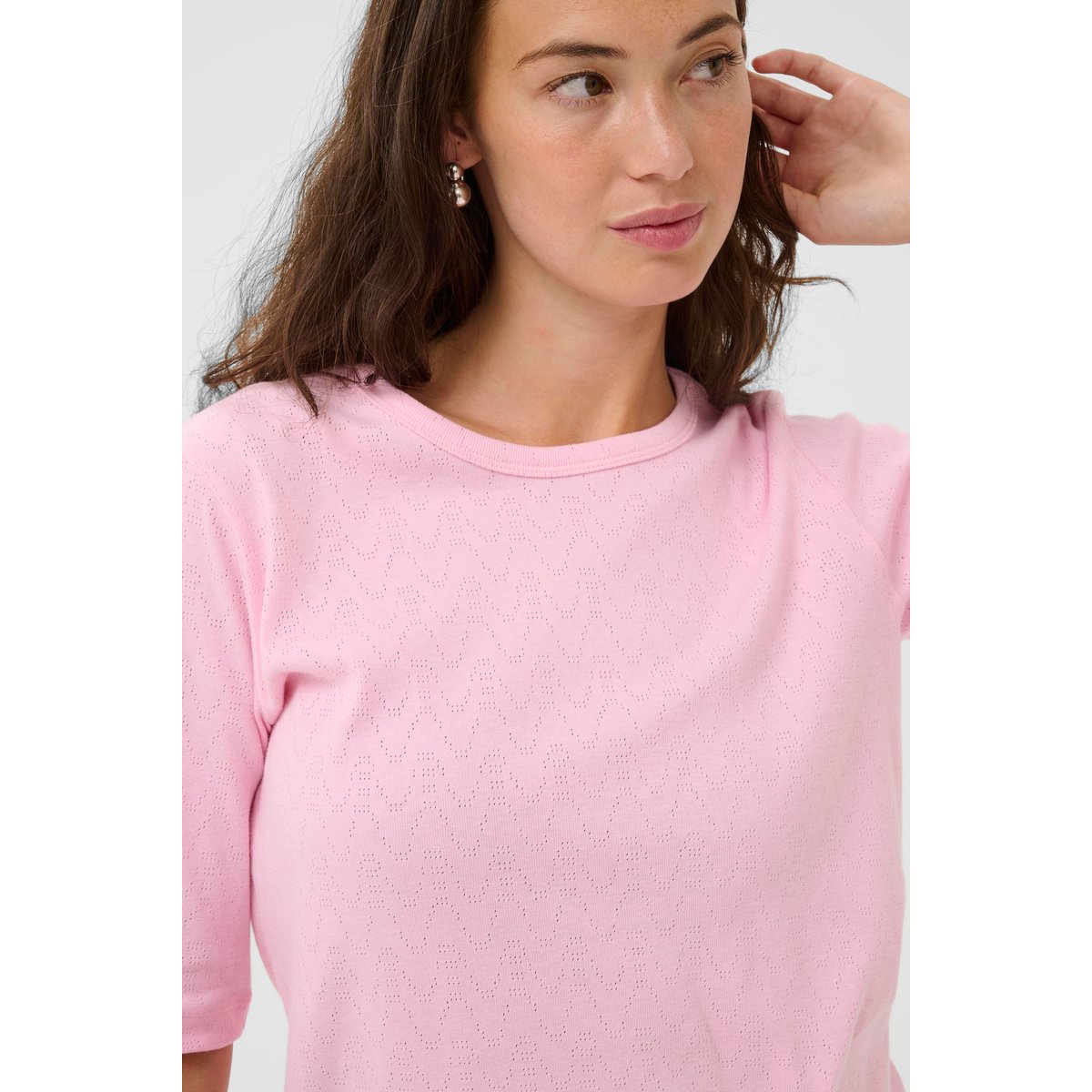 T-shirt à manches courtes rose lilac sachet, CULTURE