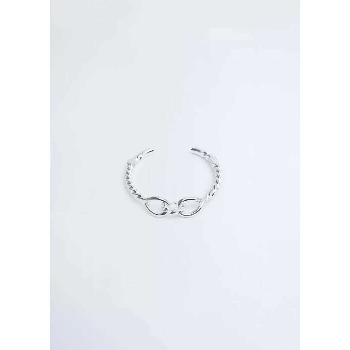 Collier ras-de-cou avec nœud argent, MANGO
