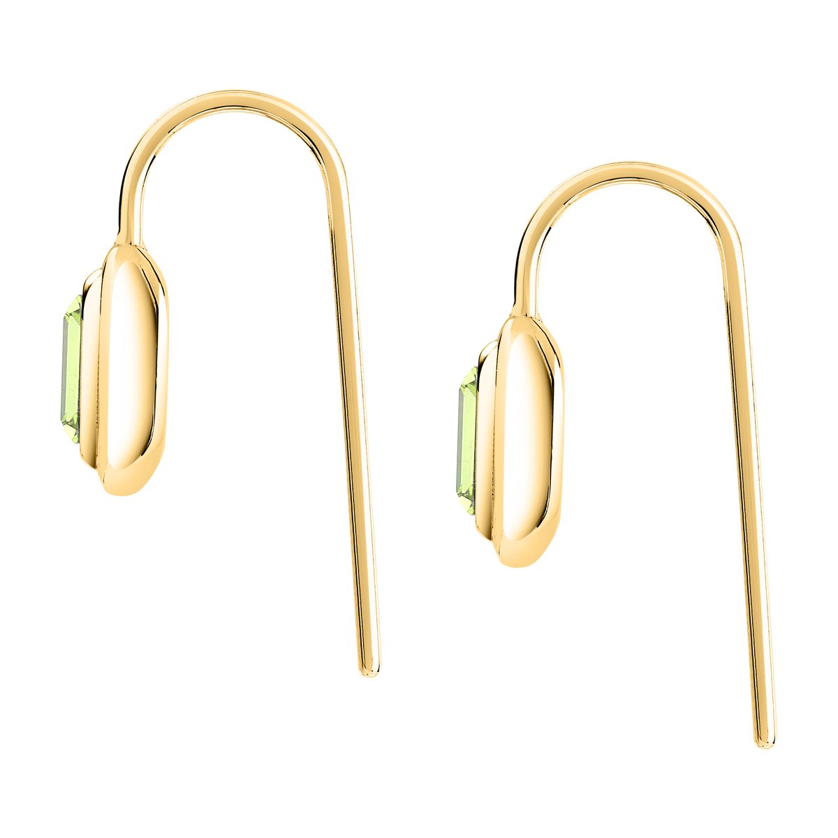 Boucles d'oreille T-DESIGN or jaune, TRUSSARDI