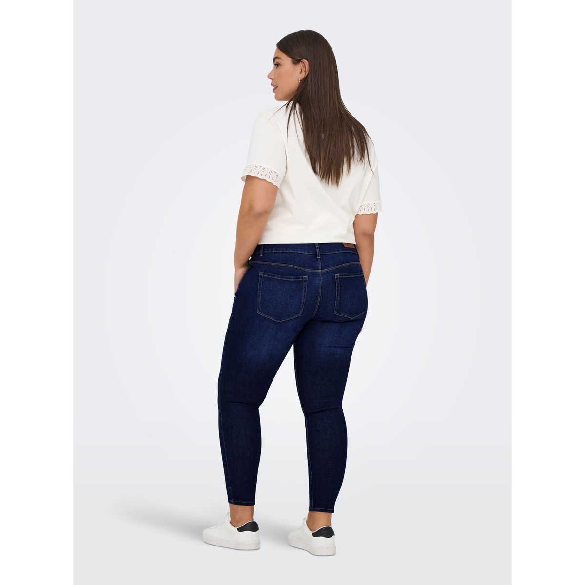 Jean Skinny medium blue denim, ONLY CARMAKOMA