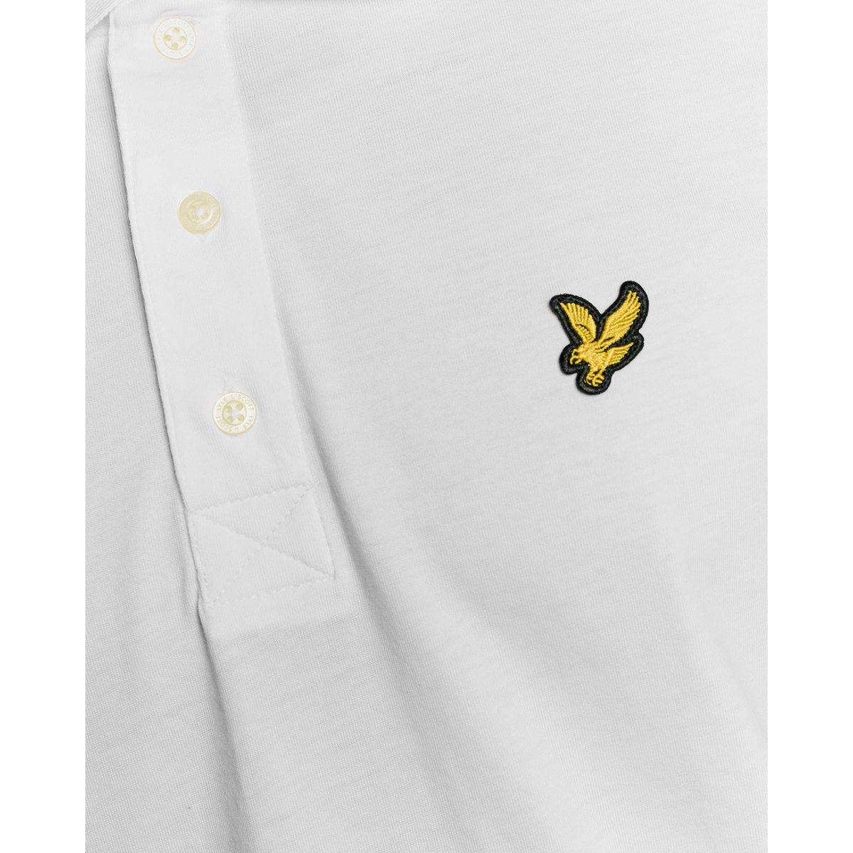 Polo en coton Jersey blanc, LYLE & SCOTT