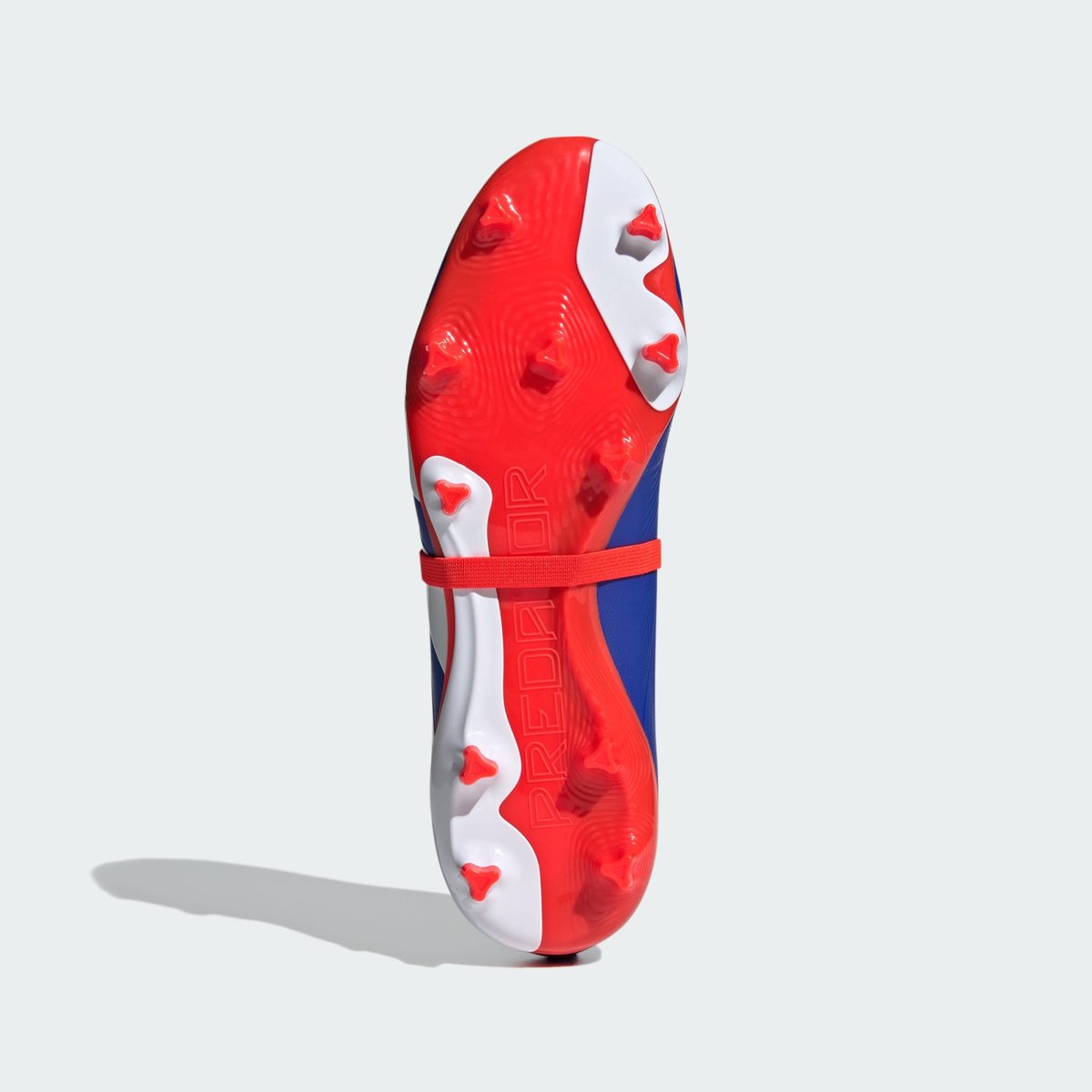 Chaussure Predator League Fold-Over Tongue Terrain souple lucid blue / cloud white / solar red, adidas Performance