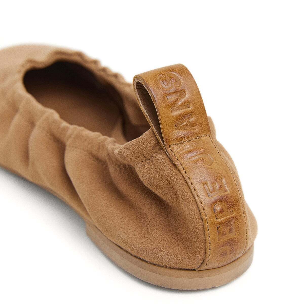Ballerines En Cuir beige caramel, PEPE JEANS