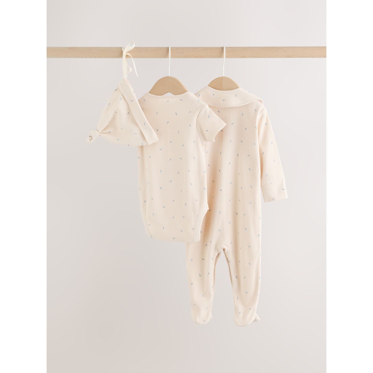 Dors-bien, body, bonnet et bavoir, lot de 4 neutral milk club, NEXT