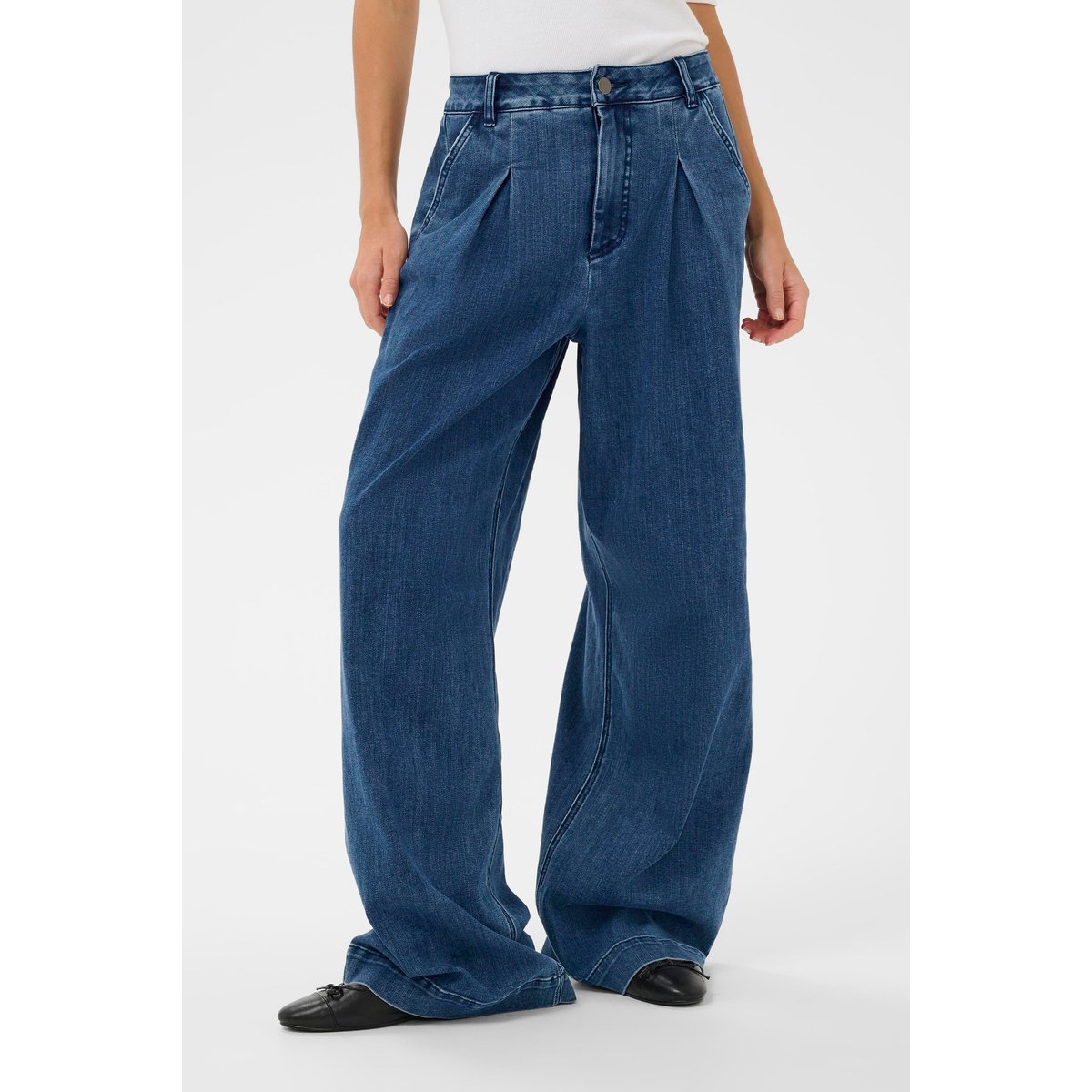 Jeans bleu medium blue denim, KAFFE