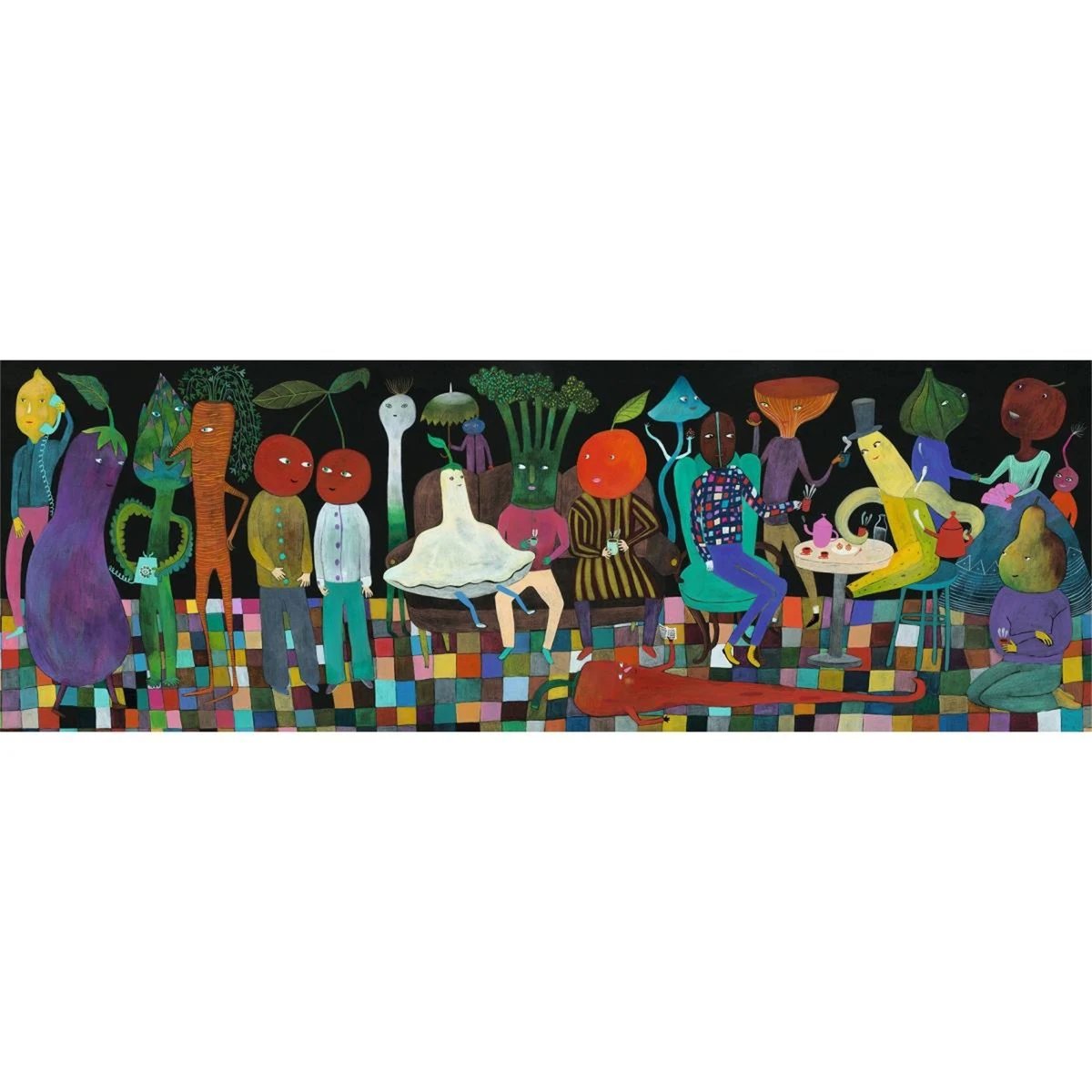 Puzzle gallery Caponata 350 pièces multicolore, DJECO