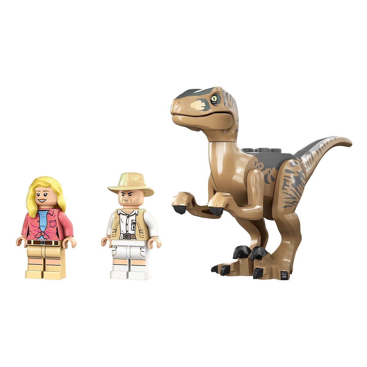 Jurassic Park L'évasion du vélociraptor multicolore, LEGO