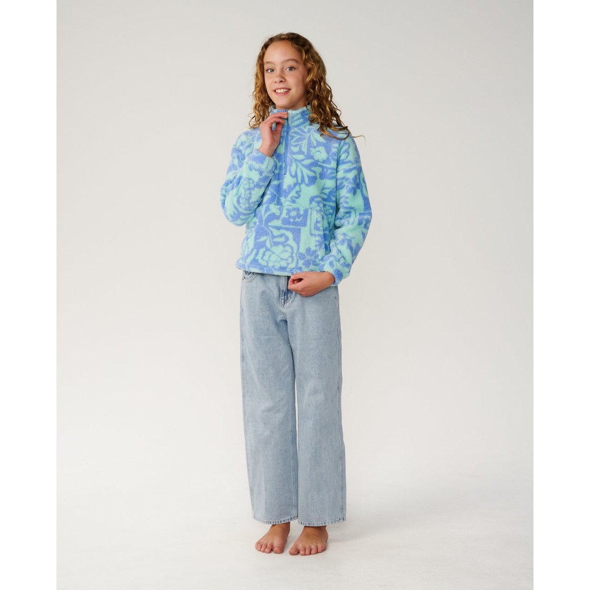 Polaire 1/4 zippé PACIFIC DREAMS ocean, RIP CURL