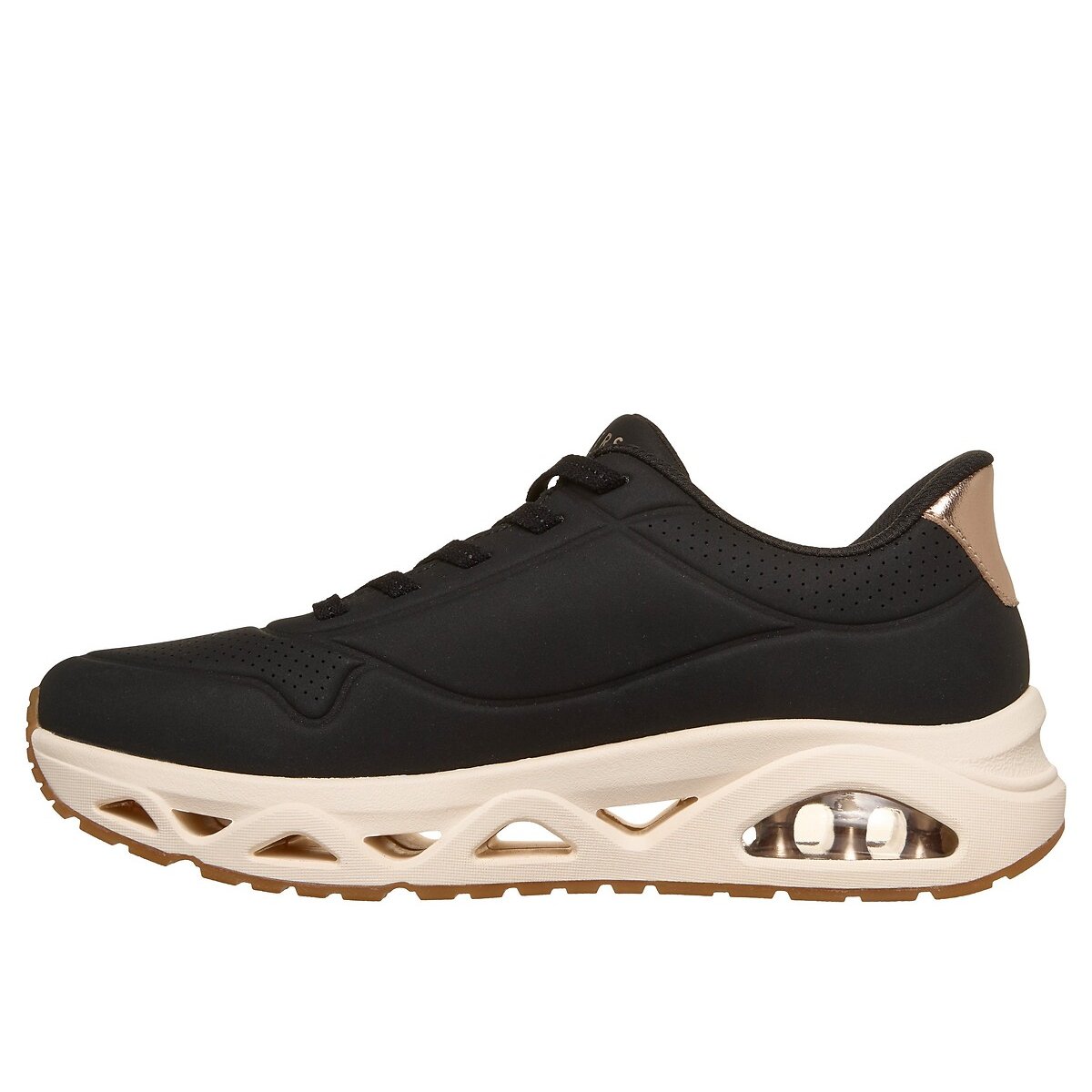 Sneakers Slip-Ins: Uno Glide-Step - Glide On Air zwart, SKECHERS