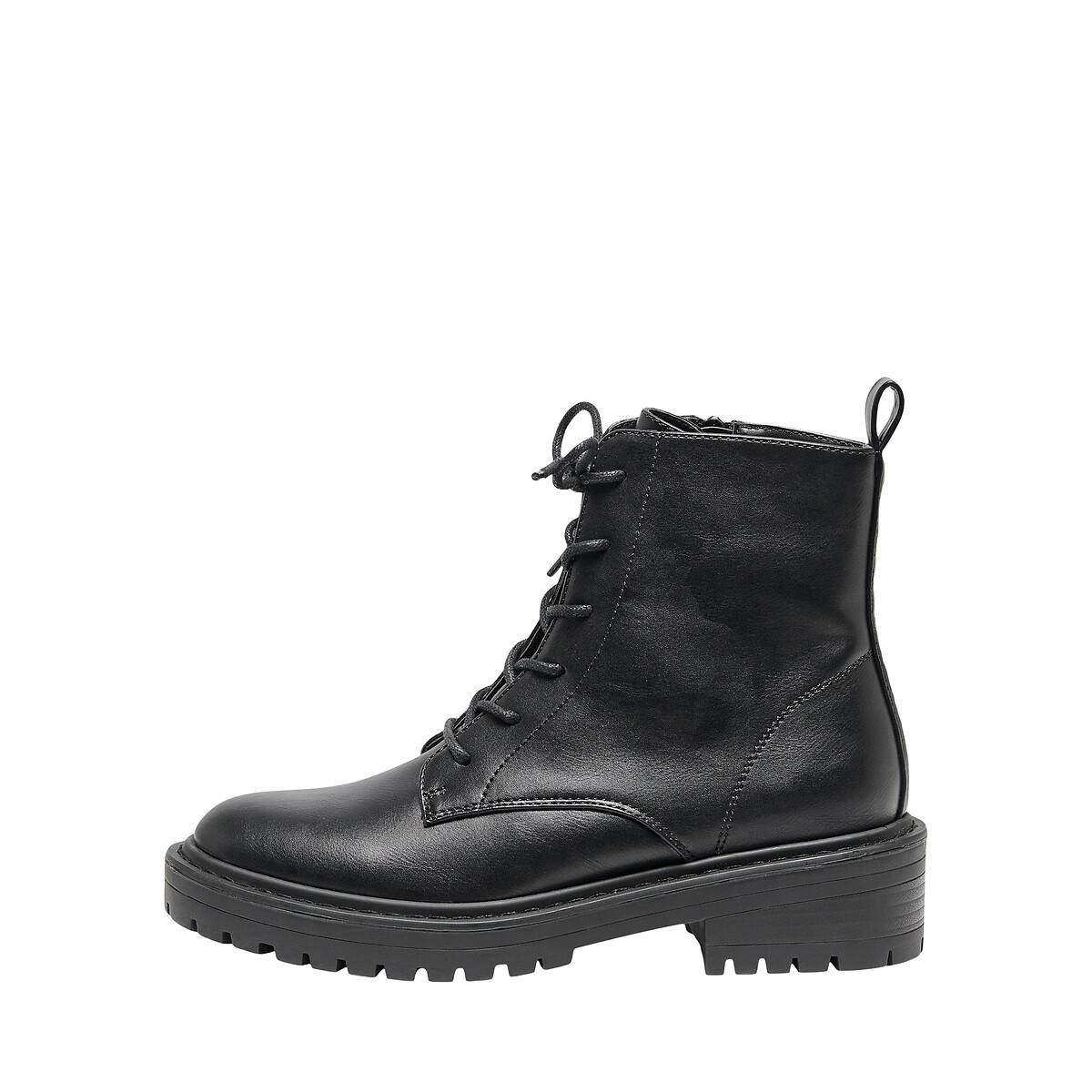 Bold Ankle Boots with Lace-Up Fastening black, ONLY SHOES