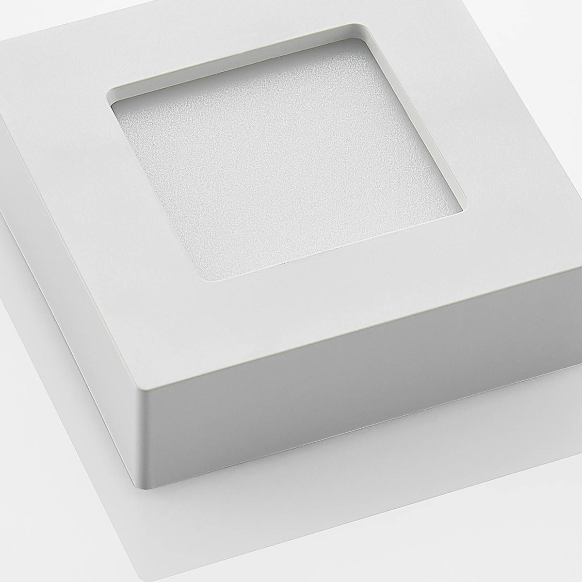Plafonnier en aluminium moderneLED, Alette blanc, PRIOS