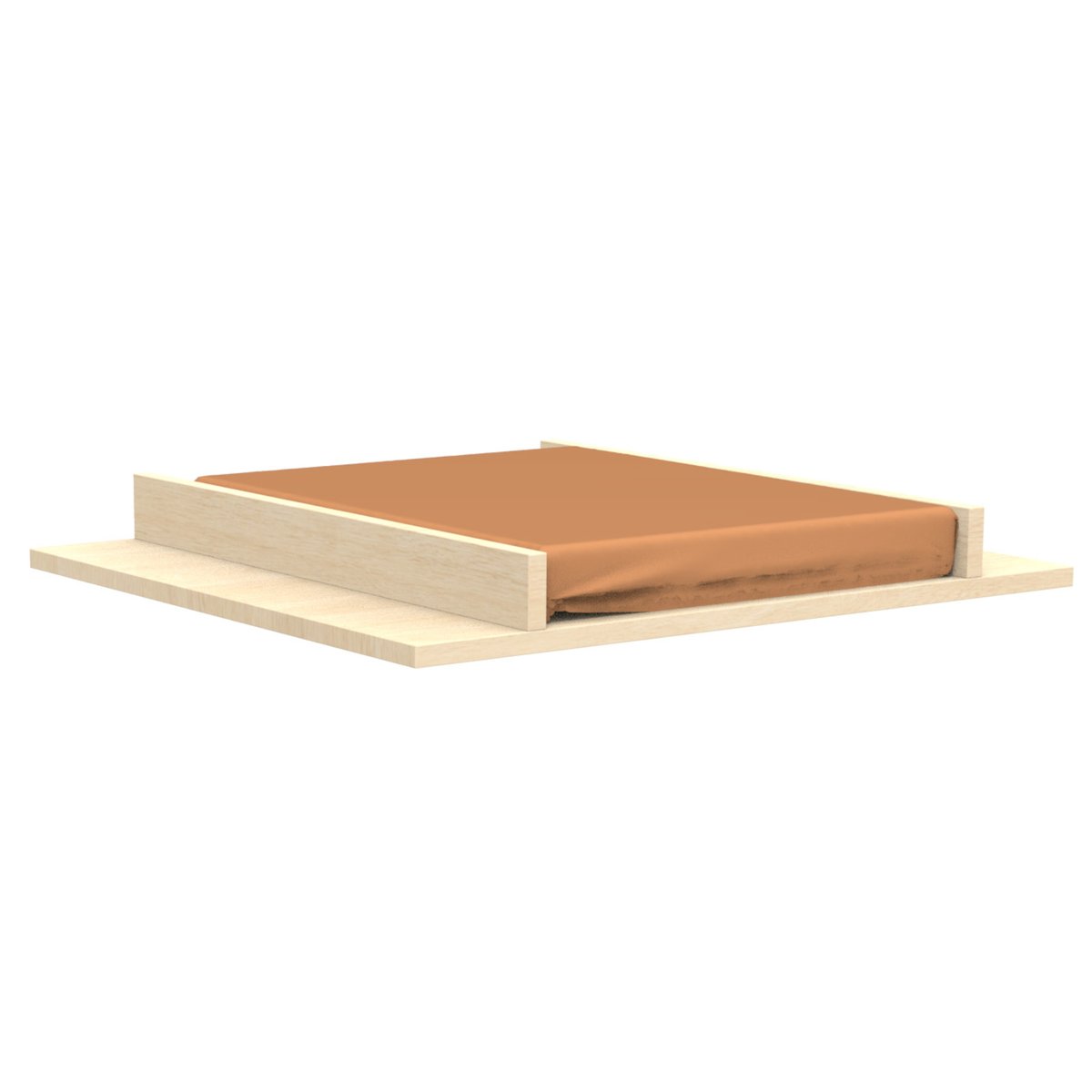 Plan à langer pour commode jusqu'à 15 kg marron, SAUTHON