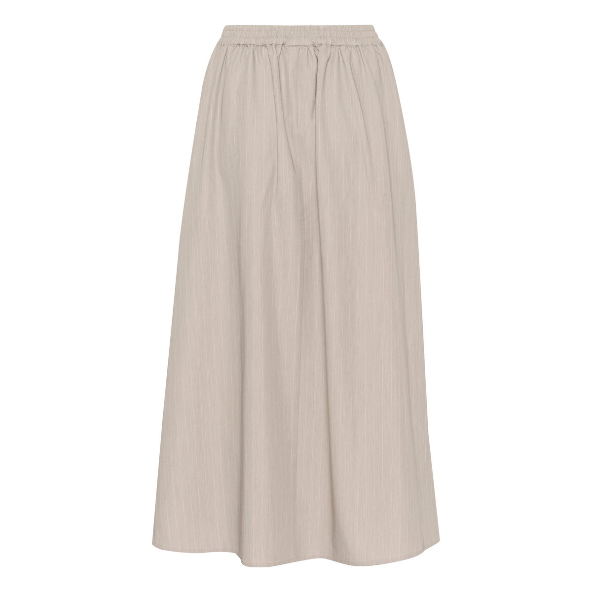 Skirt imprimé feather gray melange pinstripe, KAFFE
