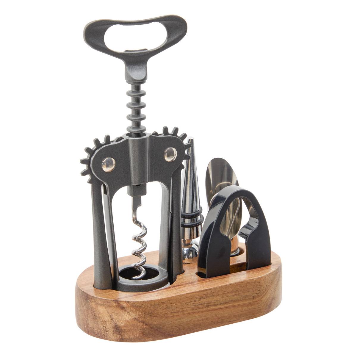 Coffret sommelier en zinc JULES argent, ATMOSPHERA