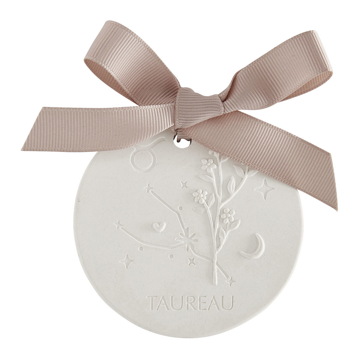 Décor parfumé Astral Taureau Poudre de Riz blanc, MATHILDE M