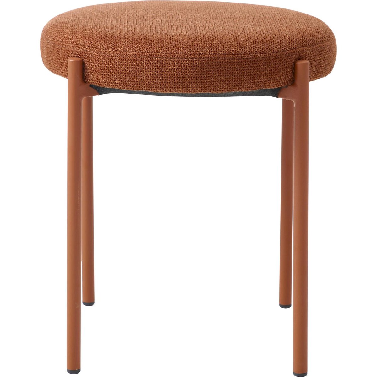 Tabouret assise rembourrée PELICAN crème, RECOLLECTION