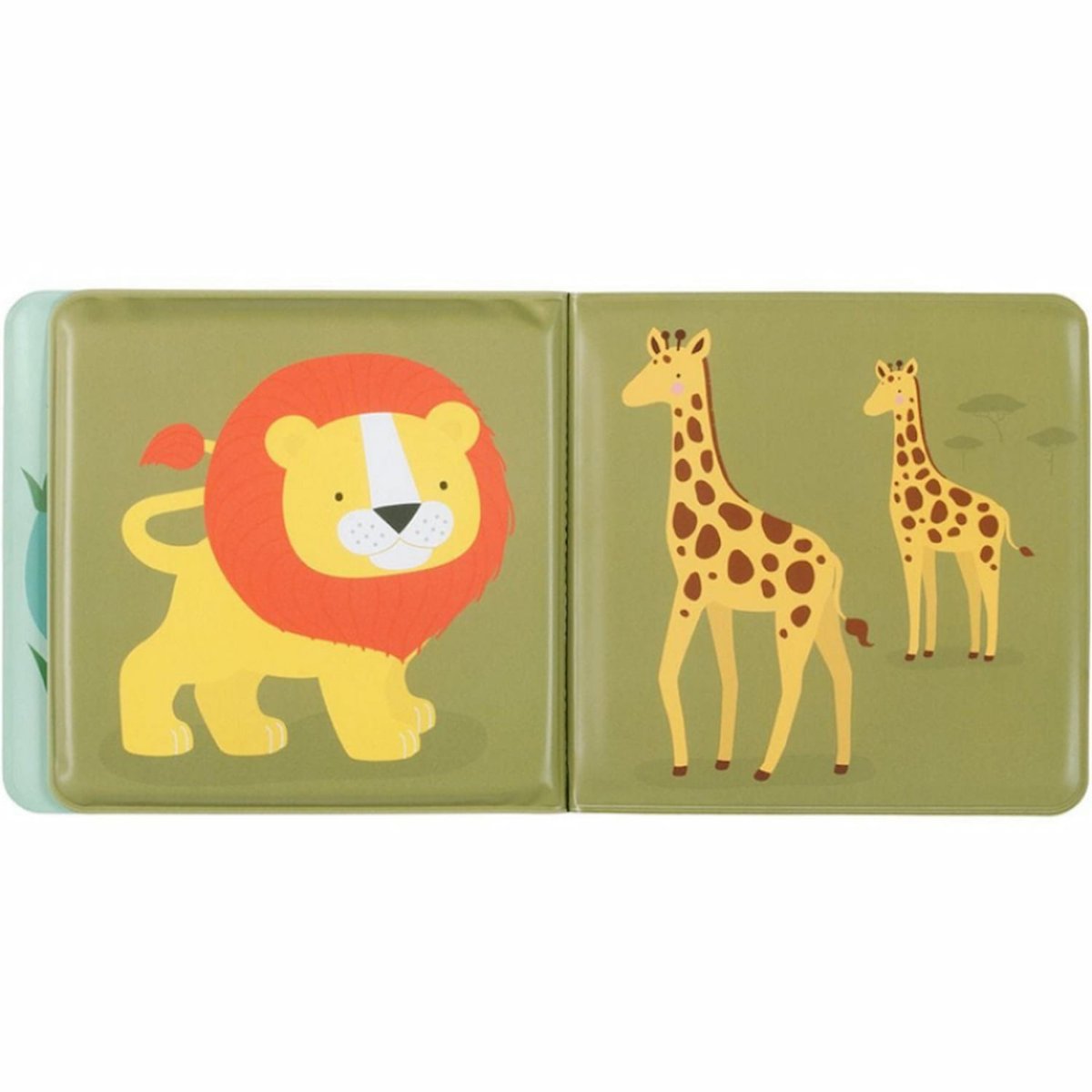 Livre de bain pour enfants vert, A LITTLE LOVELY COMPANY