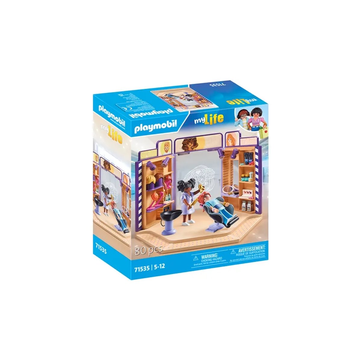 Salon de coiffure multicolore, PLAYMOBIL