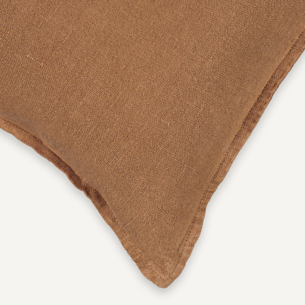 Housse de coussin lin épais, Boreo terre brûlée, AM.PM