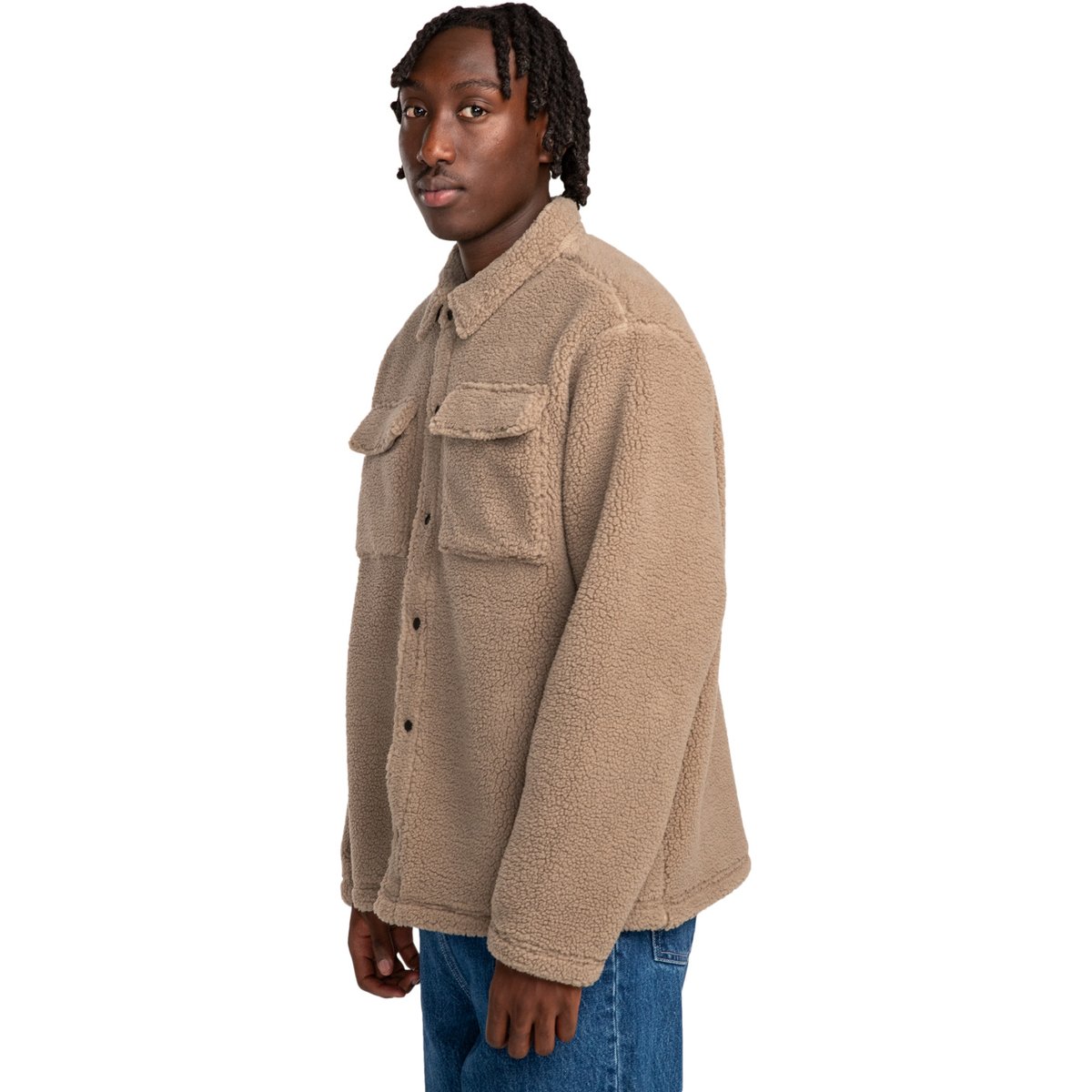 Veste Sherpa HUECO beige walnut, ELEMENT