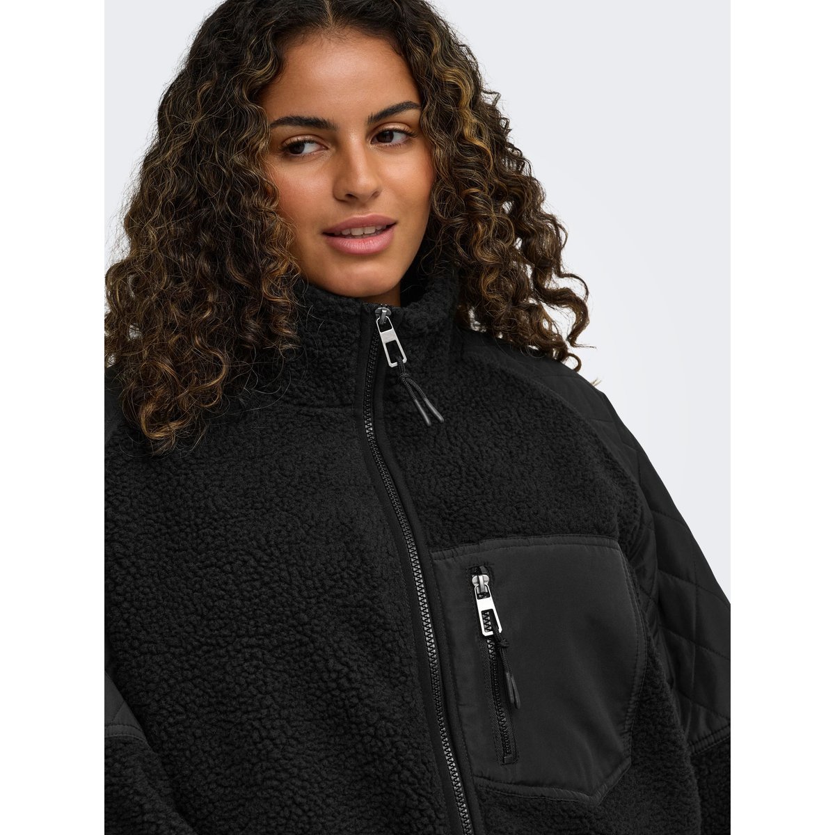 Veste En Polaire noire - black, ONLY CARMAKOMA