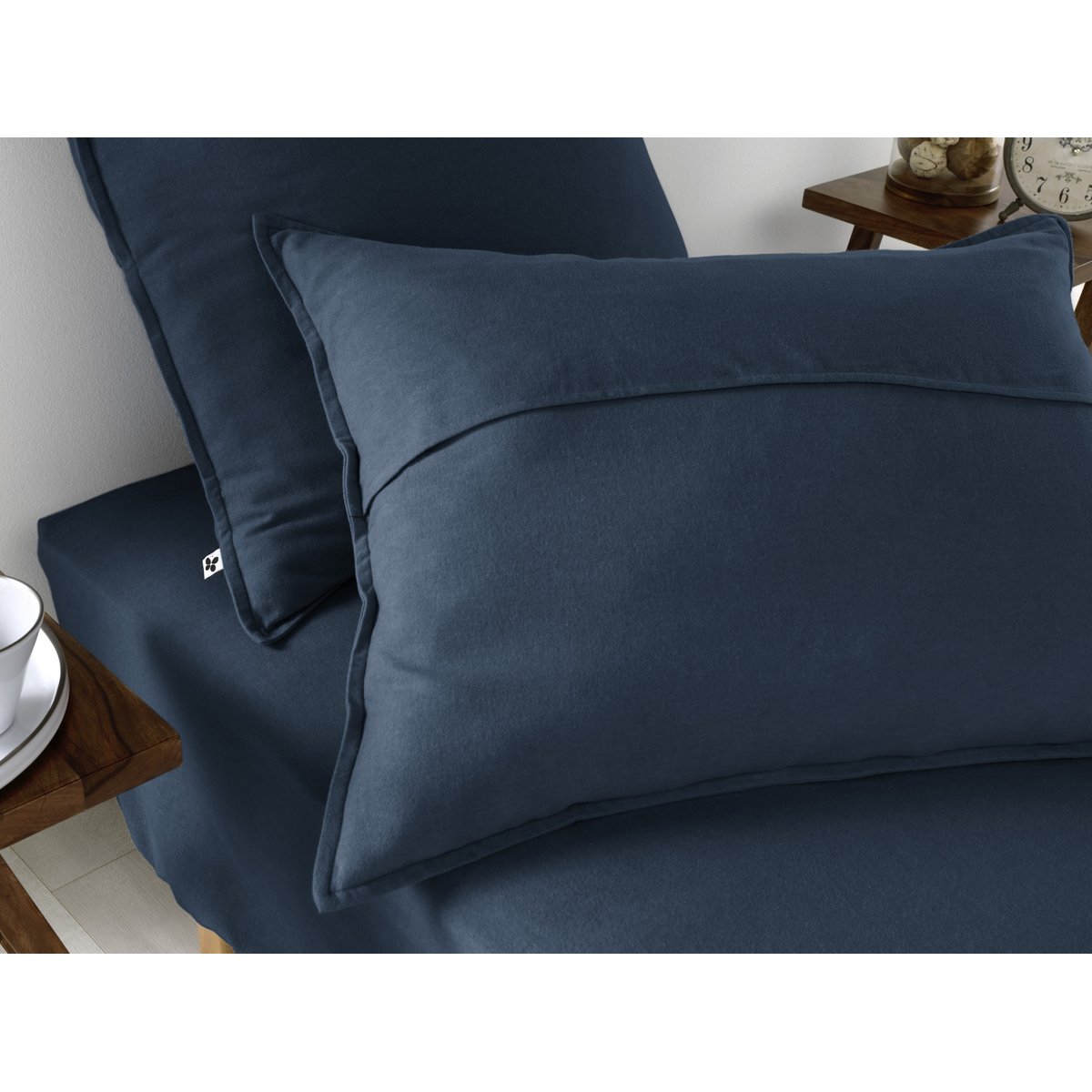Taie d'oreiller flanelle 50 x 70 cm Candice brume brume, EDEN