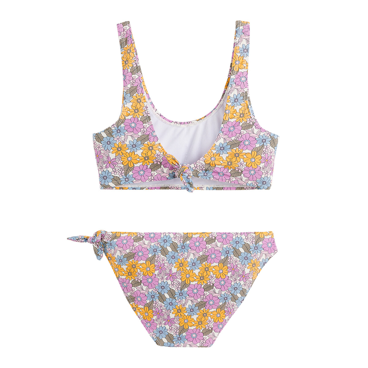 Floral Print Bikini printed, LA REDOUTE COLLECTIONS