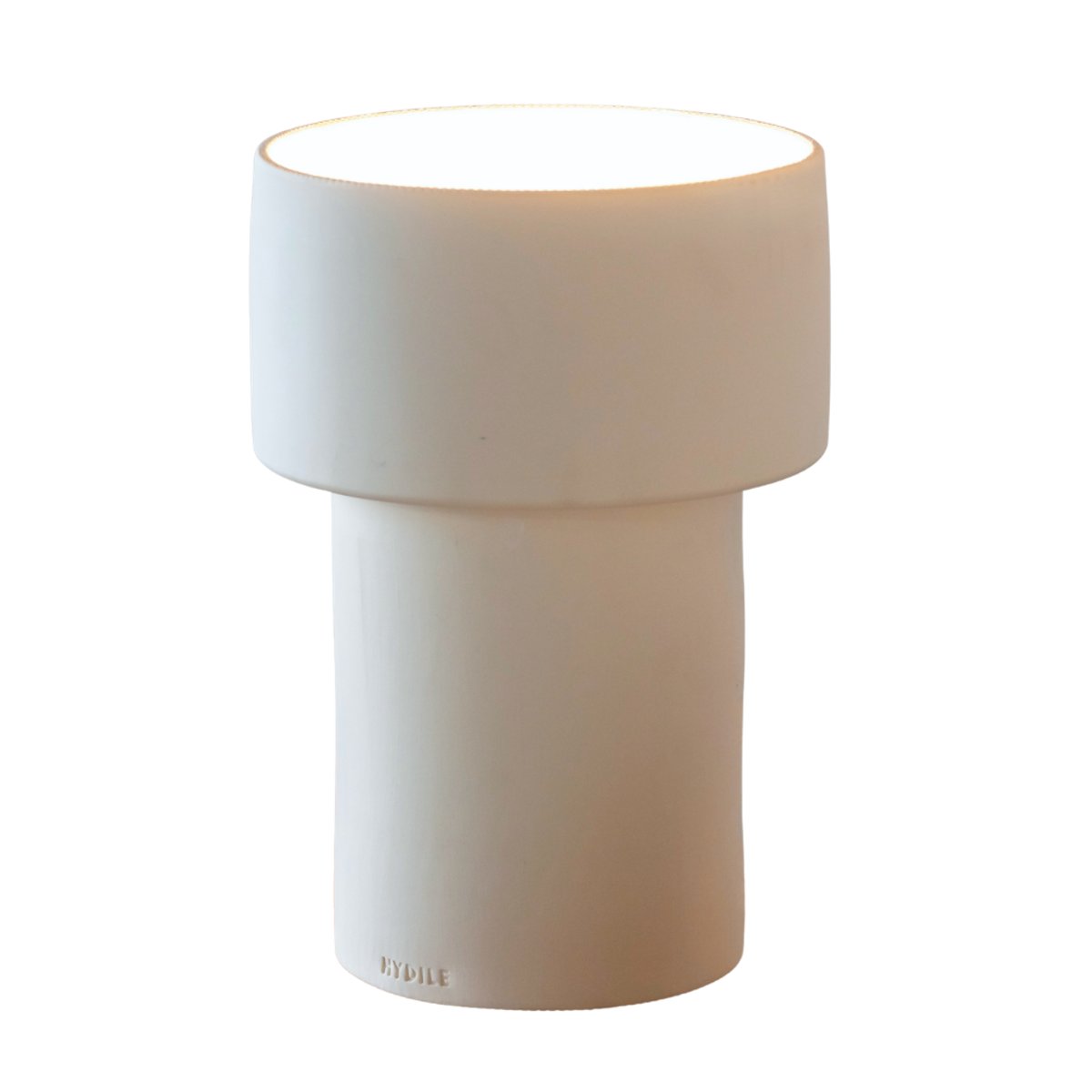 Lampe à poser en terre cuite LUA blanche, HYDILE