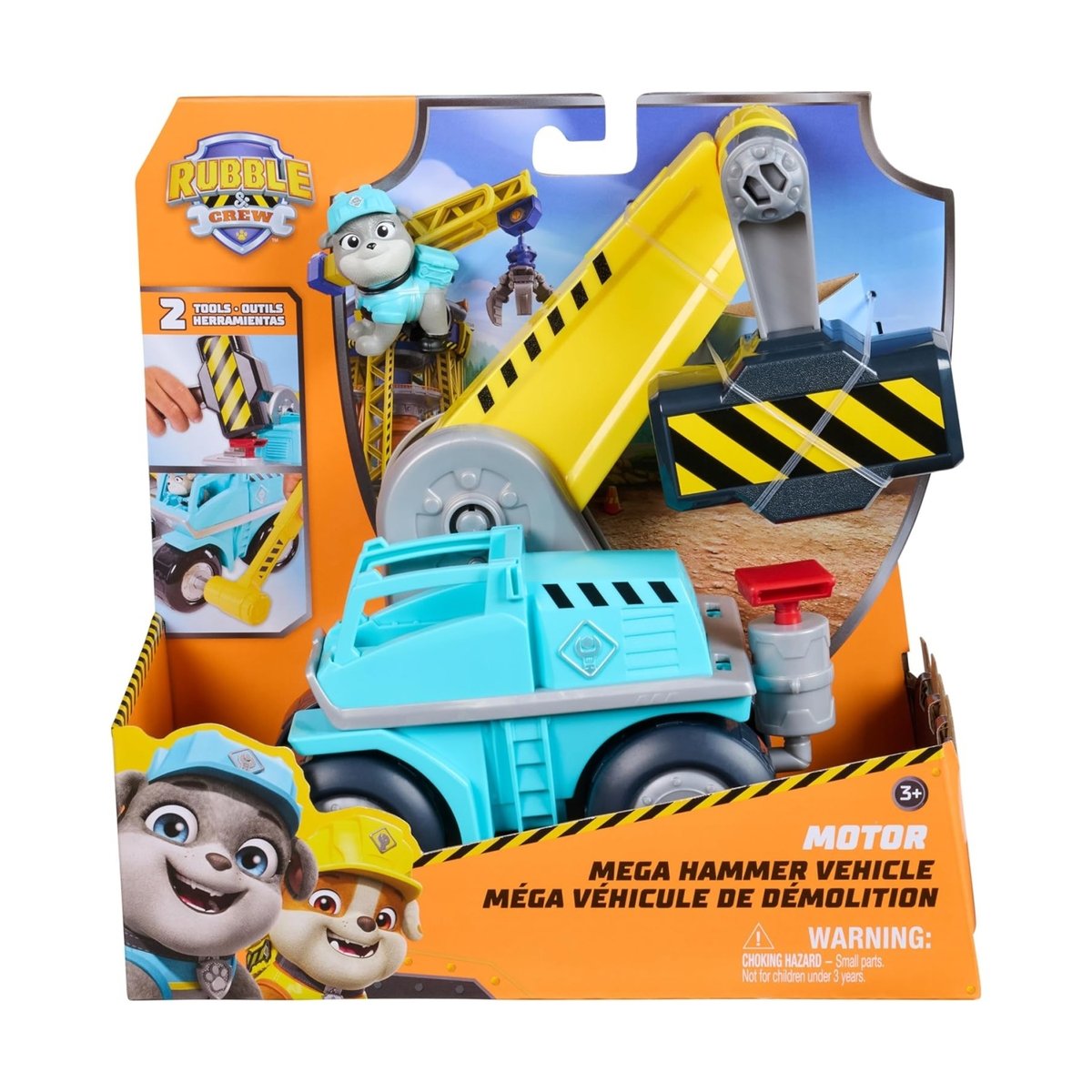 Ruben & CompagnieVéhicule Démolition MollyVoiture Figurine Pat Patrouille multicolore, SPIN MASTER