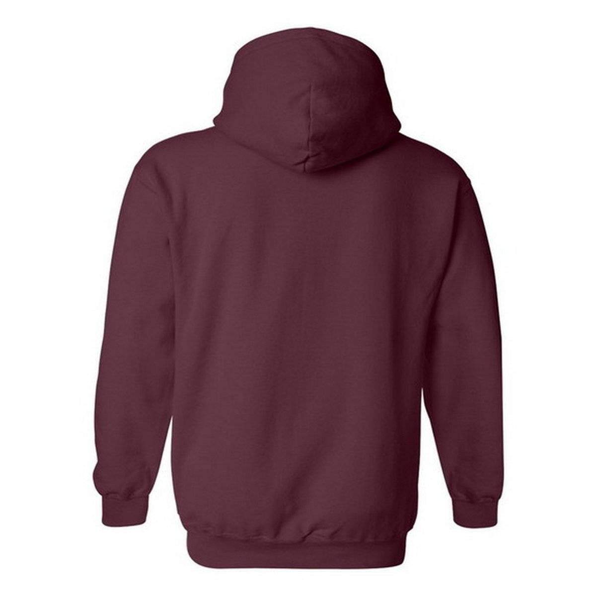 Sweat à capuche bordeaux, GILDAN