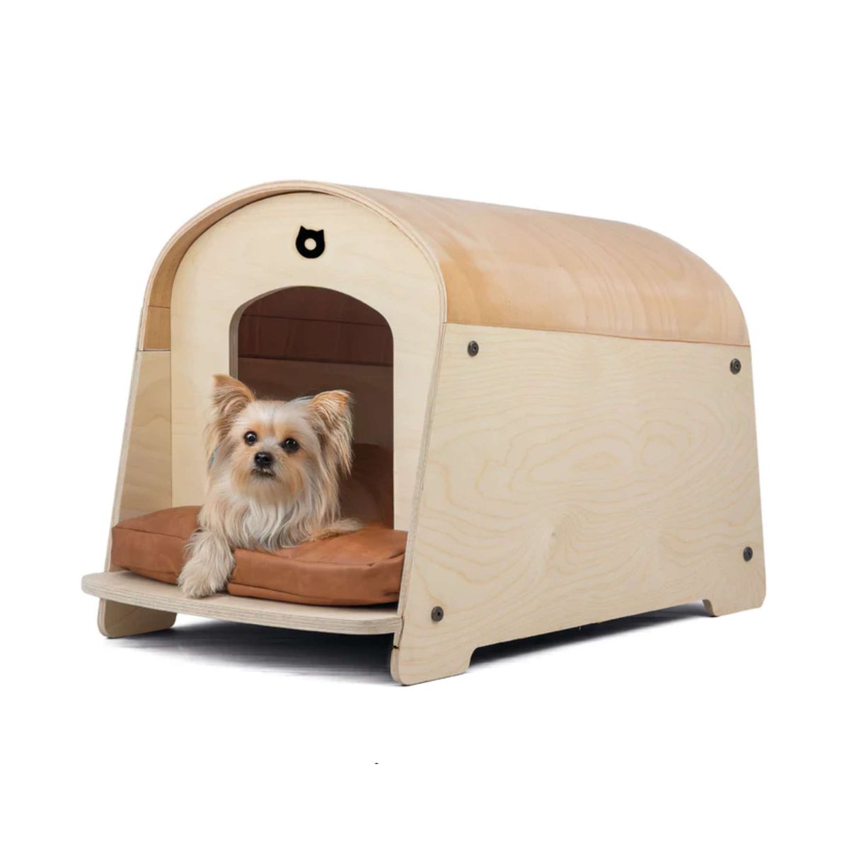 Niche en bois pour chat et chien Nook beige, MAMAPETZ