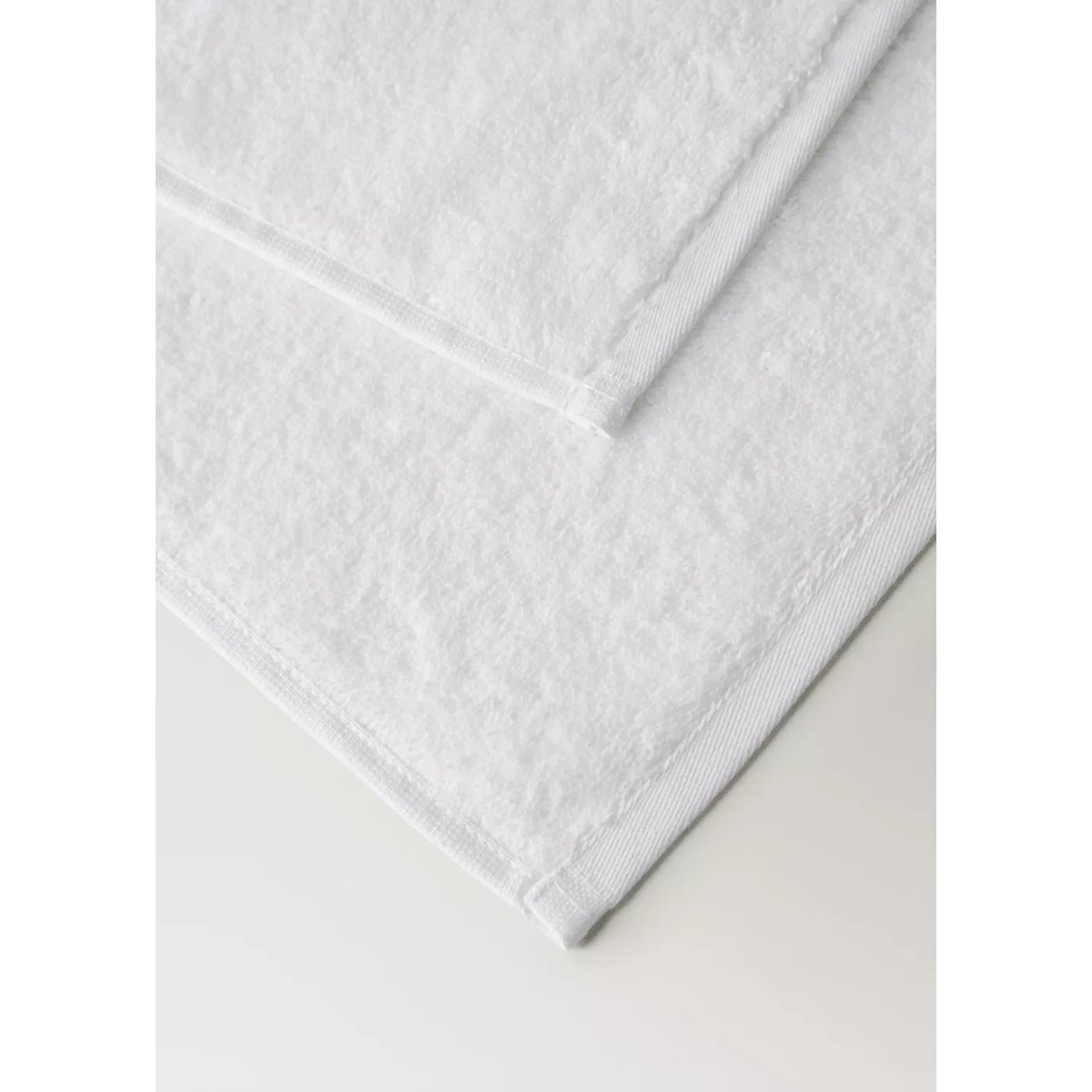 Drap de bain coton doux blanc, MANGO HOME