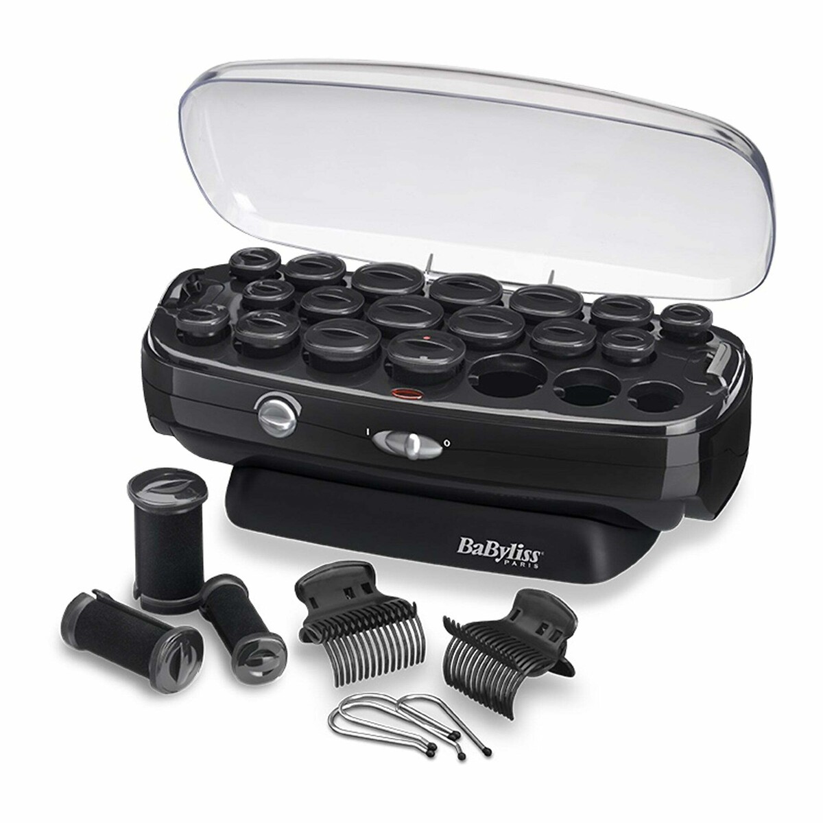 Bigoudis chauffants Thermo-Ceramic Rollers noir, BABYLISS