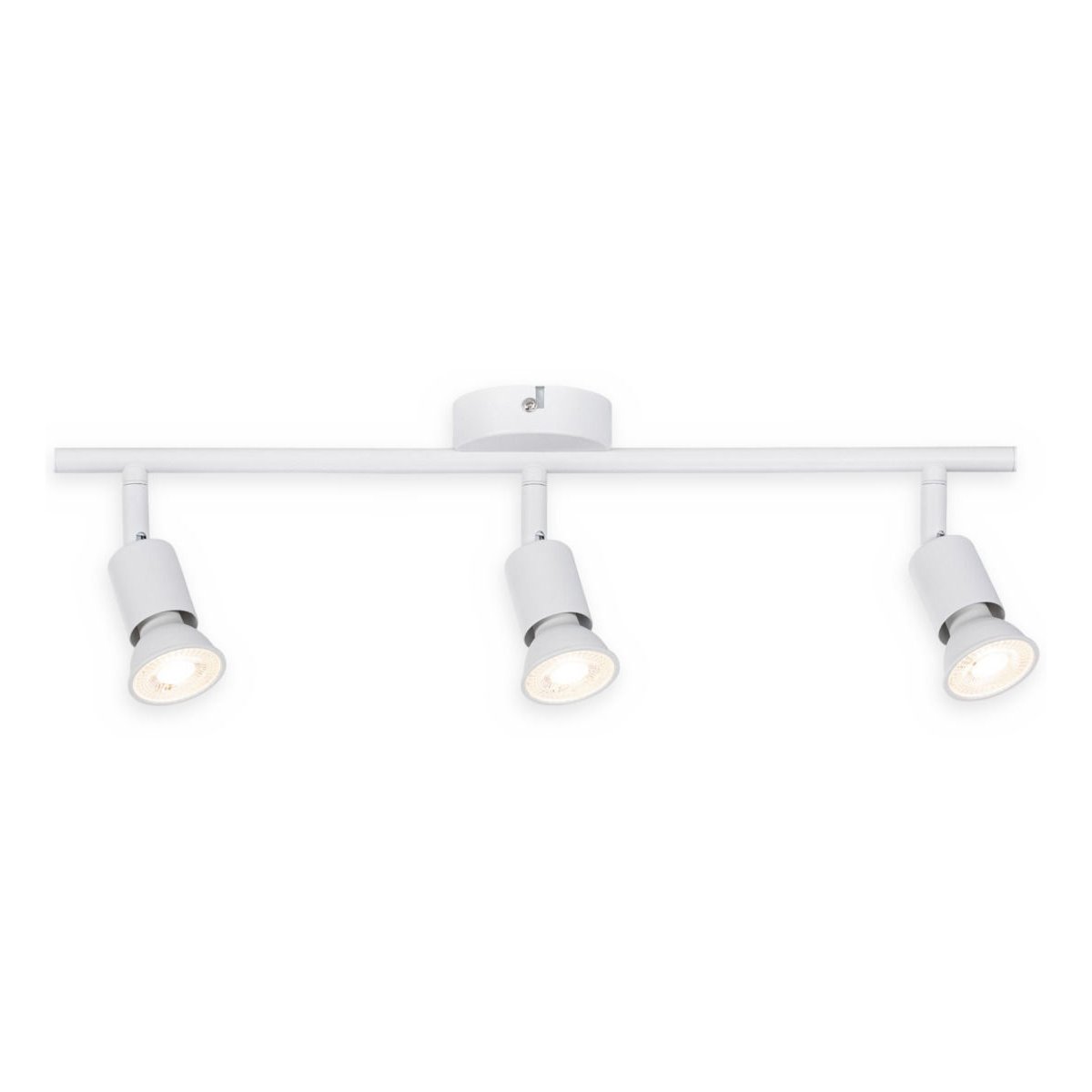 Spot plafonnier carolina 3 lumières blanc dépoli blanc, PAULMANN