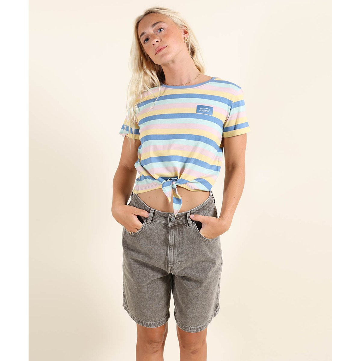Tee-shirt manches courtes TOSKED lost blue, OXBOW