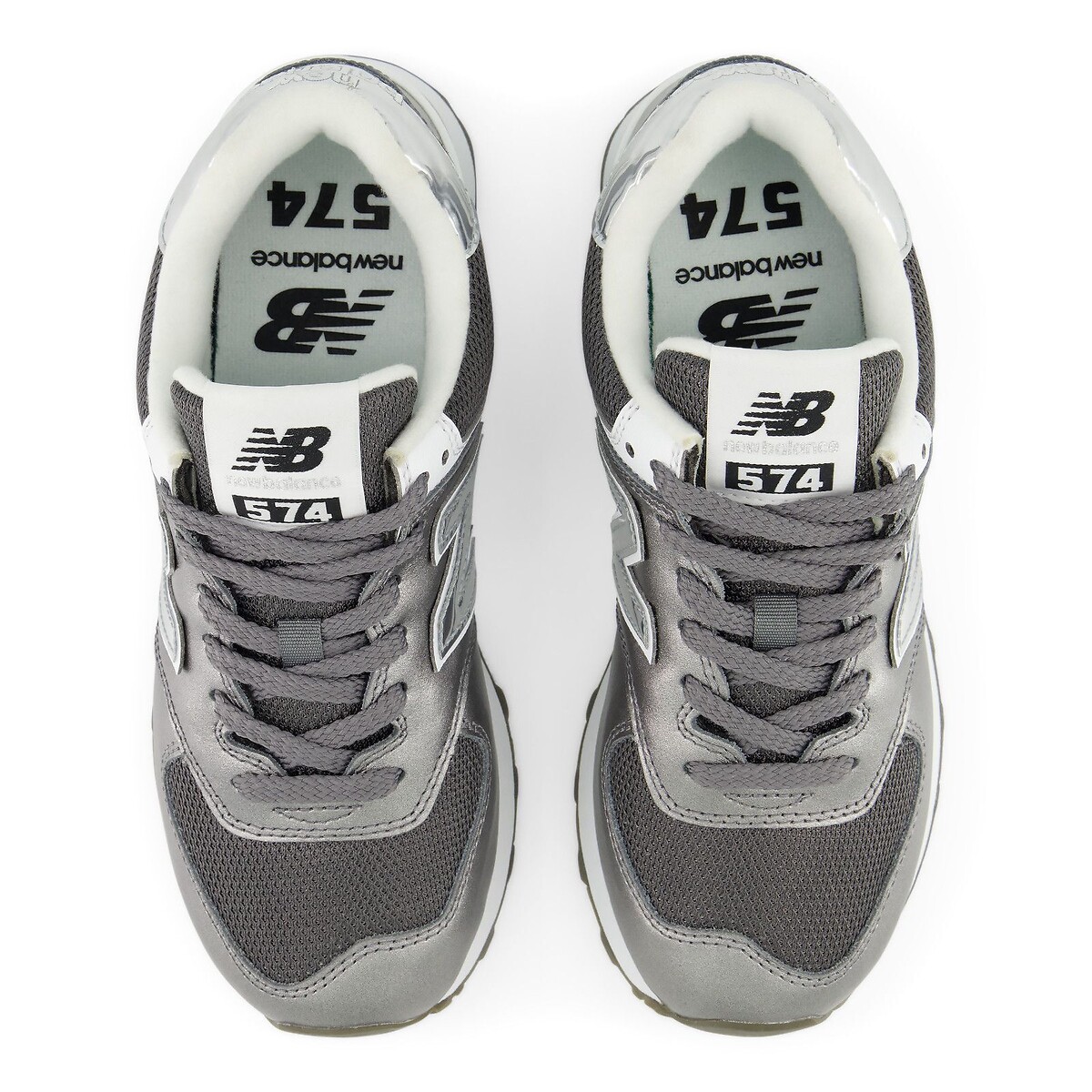 Sneakers 574 grigio argentato, NEW BALANCE