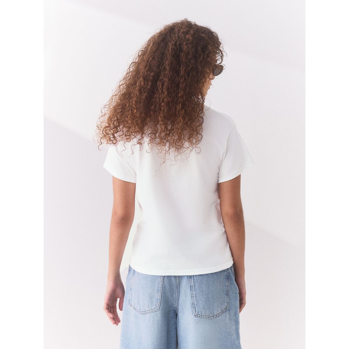T-shirt ras du cou ajusté à motif voiture blanc/rose, NEXT