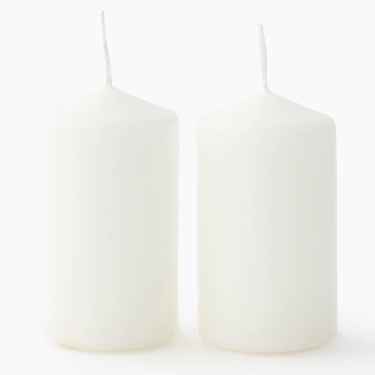 Lot de 2 mini bougies fumeur blanc, MONOPRIX