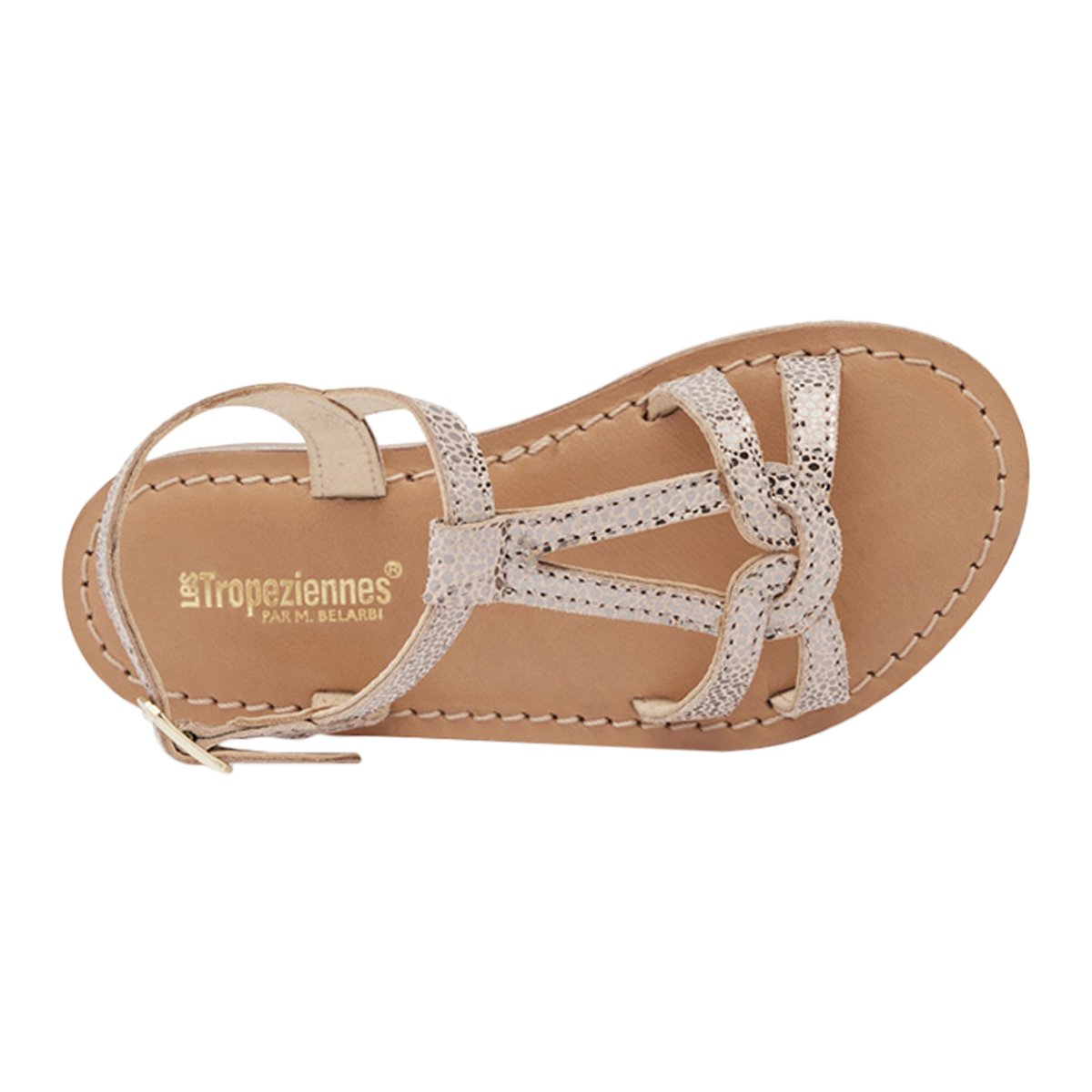 Sandales Cuir Les Tropeziennes Par M.belarbi Backle argent/beige, LES TROPEZIENNES PAR M.BELARBI