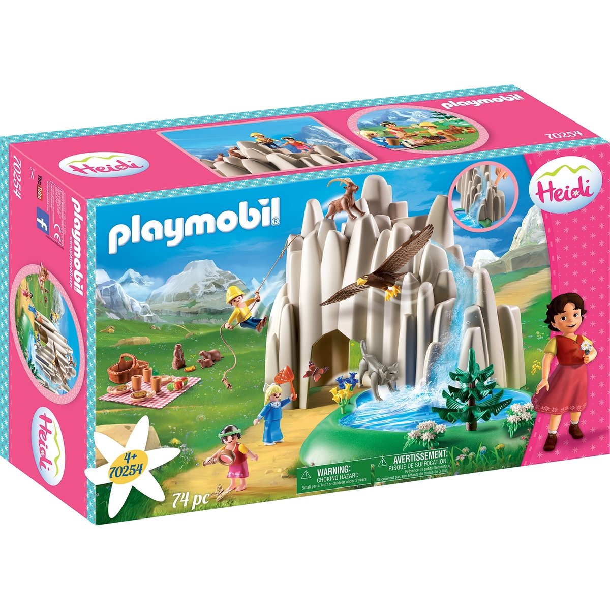, Peter et Clara au lac de cristal multicolore, PLAYMOBIL
